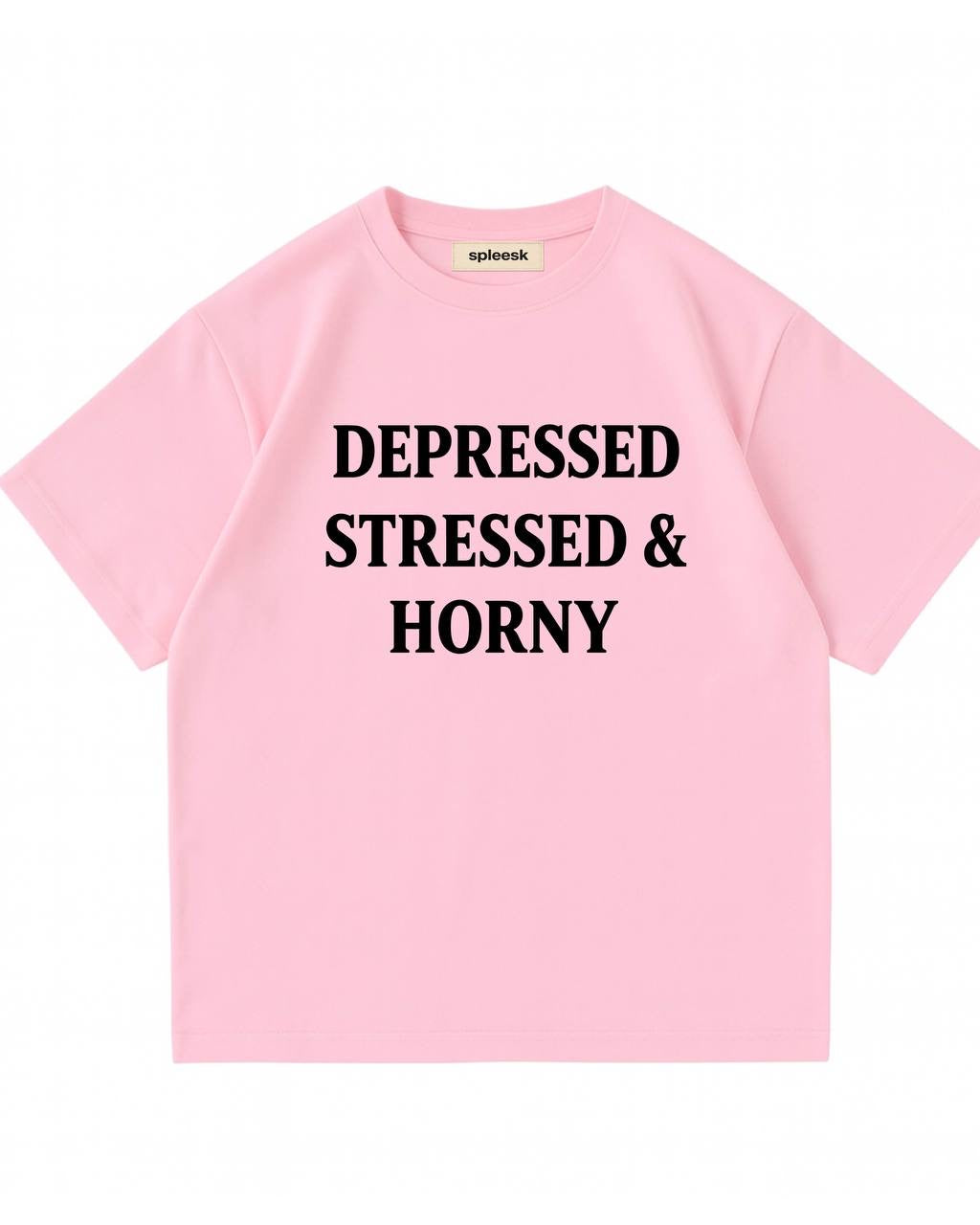 Футболка Depressed, Stressed & Horny